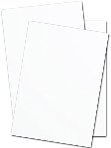 Heavy White Card Stock - 17" x 11" Premium 80 Lb. Cover Super Smooth - Great for Printing (1000 Sheets)