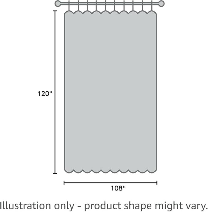 BONZER Room Divider Blackout Curtain Extra Wide Room Darkening Total Privacy Wall Noise Reducing for Apartment, Studio, 108L x 120W Inch (9L x 10W ft), 1 Panel, Cream