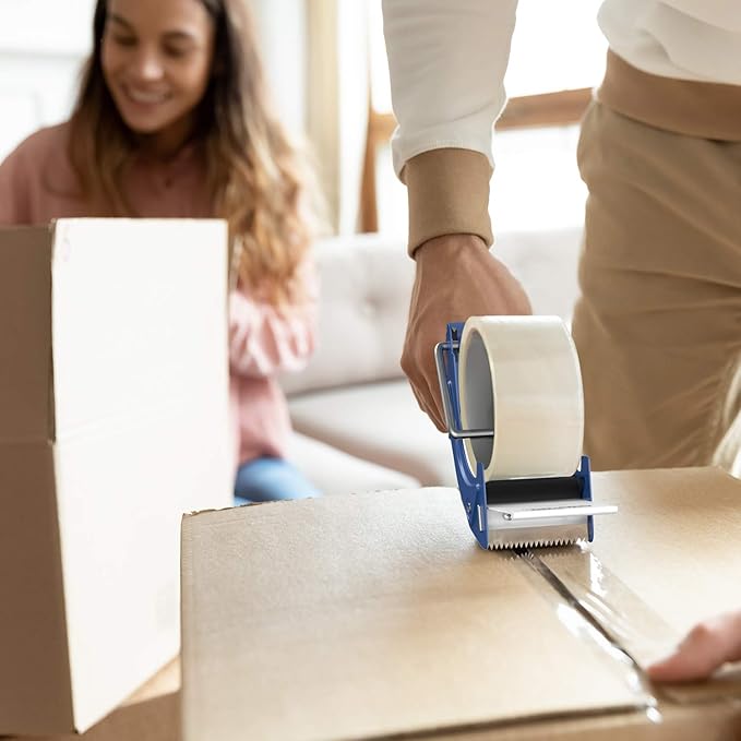 Fast Reload 2 Inch Tape Gun Dispenser Packing Packaging Sealing Cutter Blue