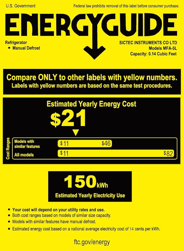 CROWNFUL Mini Fridge, 4 Liter/6 Can Portable Cooler and Warmer Personal Fridge for Skin Care, Cosmetics, Food,Great for Bedroom, Office, Car, Dorm, ETL Listed (Blue)