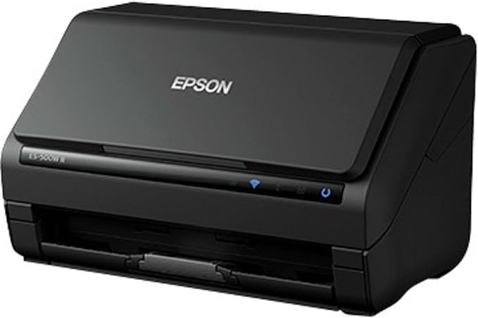 Epson Workforce ES-500W II Wireless Color Duplex Desktop Document Scanner for PC and Mac, with Auto Document Feeder (ADF) and Scan from Smartphone or Tablet