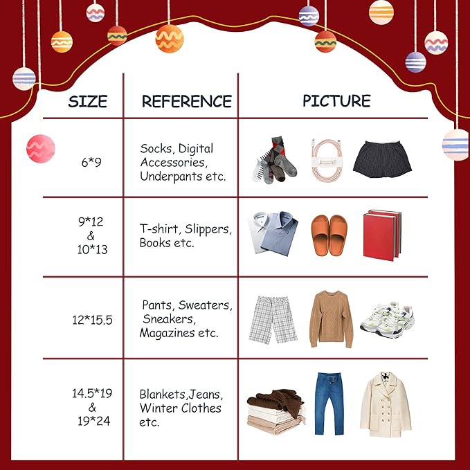 Christmas Poly Mailer - 10x13 Inch, 25 Pcs Waterproof, Tear-Resistant Mailer Bags with Self-Seal - Santa Claus and Snowflakes Printed