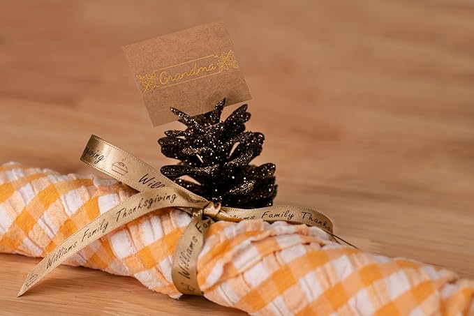 Epson LABELWORKS 218GCPX Genuine PET (Polyester) Tape Cartridge - Gold on Clear Designer Craft Label Maker Tape - 3/4" (18MM) Wide, 30'