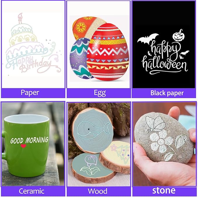 Double Line Outline Markers,2Pack X12 Colors Glitter Markers,Metallic Sparkle Pen for Drawing,Tween Teen Girl Gifts Trendy Stuff 4-16 Year Old,Art Supplies for Kids 9-12