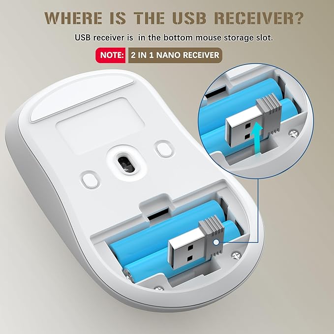 Ergonomic Wireless Keyboard and Mouse with Wrist Rest,Phone Holder - 2.4GHz Full-Sized Low-Profile Quiet Gold Wireless Mouse and Keyboard Combo for Computer, Laptop, PC, Mac-Gold