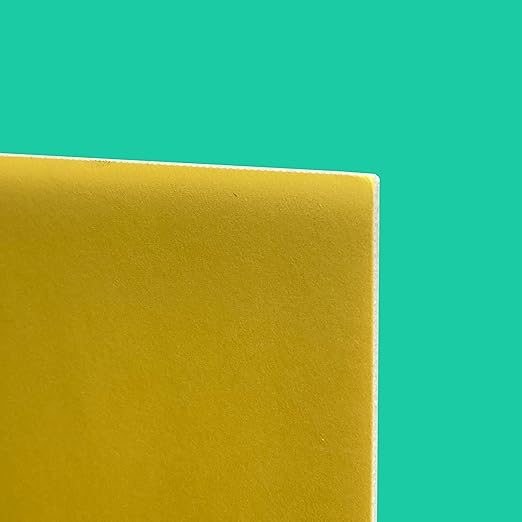 Flipside Products 36” x 48” Foam Project Boards for Presentations, Science Fair, School Projects, Event Displays and Trifold Picture Board - Yellow - 24 Pack