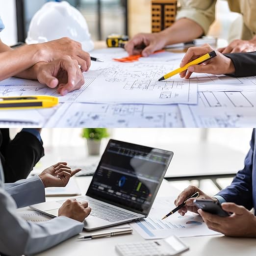 HARFINGTON 4pcs Metal Straight Ruler 20cm Metric SAE Aluminum Alloy Measuring Rulers Scale Tool with Hole for Measure Study Reading Classroom Office, White