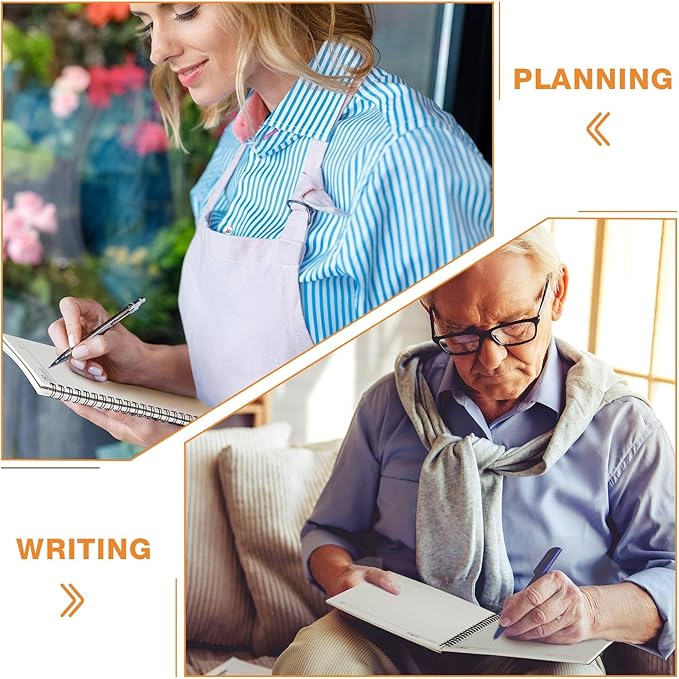 Eersida 20 Pack A5 Spiral Notebook College Ruled Spiral Notebook Bulk 5.5 x 8.3 Inch Hardcover Notepads Lined Travel Writing Journal Notepad, 50 Sheets 100 Pages(Bright Color)