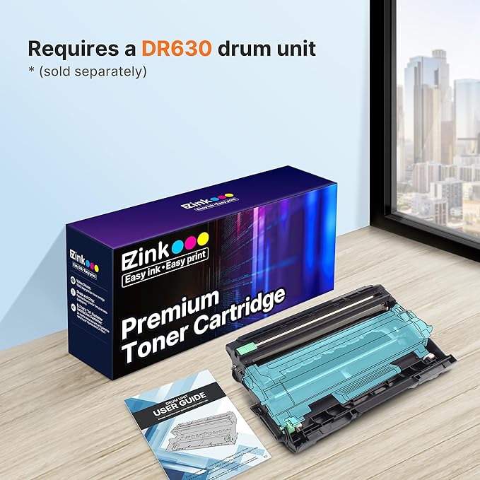 E-Z Ink Compatible TN660 Toner Cartridge Replacement for Brother TN-660 TN660 TN630 High Yield to Use with HL-L2380DW HL-L2320D HL-L2340DW DCP-L2540DW MFC-L2700DW MFC-L2720DW Printer (Black, 2 Pack)