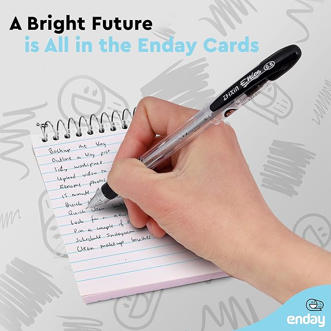 Enday Pocket Notebook, Small Notebooks Top Bound Small Spiral Notebooks, Memo Pad for Home Office Accessories, 75 Sheets, 3 x 5 Mini Notepad in Pink, Purple, Green, Blue, Red, Grey (12 Pack)