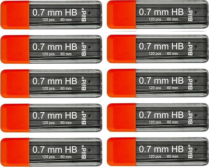 Bild Premium 0.7 mm Mechanical Pencil Lead Refills (HB Mega, 0.7 mm)