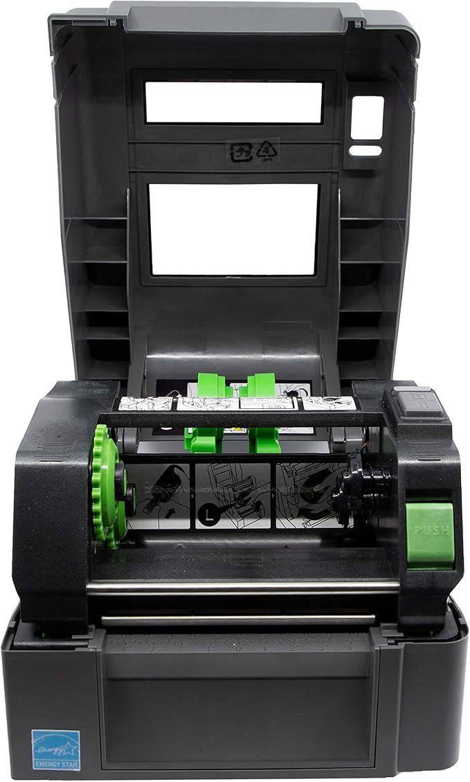 Brother TD-4420TN 4-inch Thermal Transfer Desktop Network Barcode and Label Printer, for Long Term Durable Labels and Barcodes, 203 dpi, 6 IPS, Standard USB 2.0, Serial, Ethernet LAN