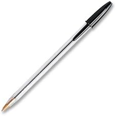 BIC Cristal Xtra Smooth Black Ballpoint Pens, Medium Point (1.0mm), 12-Count Pack, Extra Smooth and Reliable Ballpoint Pens