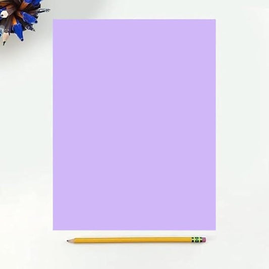 Colored Copy Paper, 20 LB (75 GSM) 8.5 X 11, 500 Sheets (Lavender/orchid)