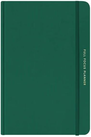 Full Focus Evergreen Linen Planner by Michael Hyatt - The #1 Daily Planner to Set Annual Goals, Increase Focus, Eliminate Overwhelm, and Achieve Your Biggest Goals - Hardcover