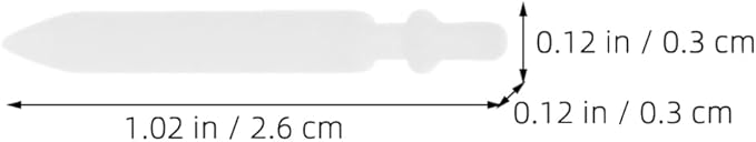 DOITOOL Paint Pen Nibs 50PCS Paint Marker Replacement Nibs Acrylic Paint Marker Nibs 0.7mm Marker Pen Tips Replacement White Marker Pen Fine Tip Refills Nibs Easy to Change Nibs