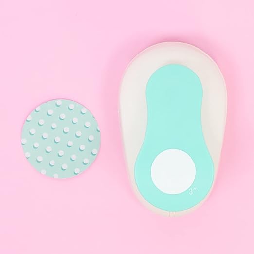 Craftelier - 3 Inch Circle Punch with Lever Press | Shape Hole Puncher for Paper Crafts | Round Hole Punch to Create Scrapbooks, DIY Cards & Journals | Mini Hole Punch for Paper & Cardstock.