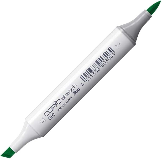 Copic Sketch Alcohol Markers, 6 Color Dual Tip Art Marker Set – Blendable Brush Tips for Drawing, Sketching, and Illustration – Professional Set for Adults/Teen Artists & Creators - Secondary Tones