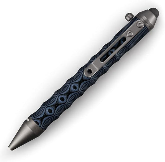 Cool Hand 4.5'' Bolt Action Pens, EDC Ballpoint Ink Refillable, Stylus for Touch Screen, Ergonomic Grip, Hold in Texture with Finger Grooves