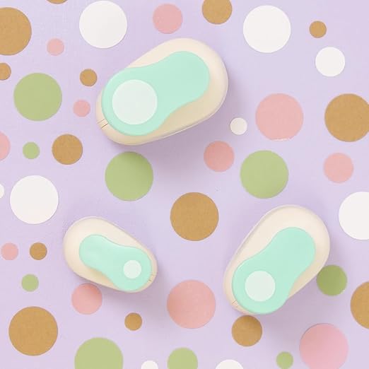 Craftelier - 3/8 Inch Circle Punch with Lever Press | Shape Hole Puncher for Paper Crafts | Round Hole Punch to Create Scrapbooks, DIY Cards & Journals | Mini Hole Punch for Paper & Cardstock.