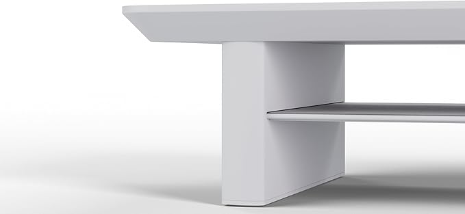 desk monitor stand (All　White, Large)