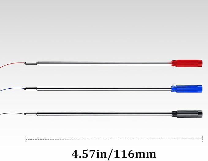 Black Ink Refills (10pcs), Replaceable Pens Refills, 1mm Medium Tip - Black