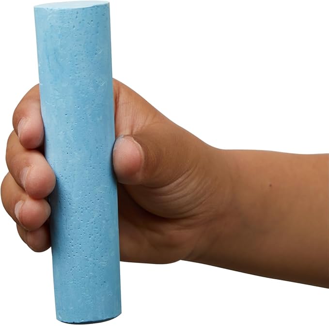 Colorations sidewalk chalk classroom pack, Assorted Set, Outdoor Play, Screen-free, Creativity, Drawing, Hopscotch, Easy to Grip, Colors & Patterns