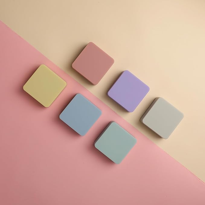 Ddaowanx Dry Erase Erasers, 16 Pack Magnetic Whiteboard Eraser Classroom Must Haves for Teachers, School Supplies (16 Pack/ 8 Color)