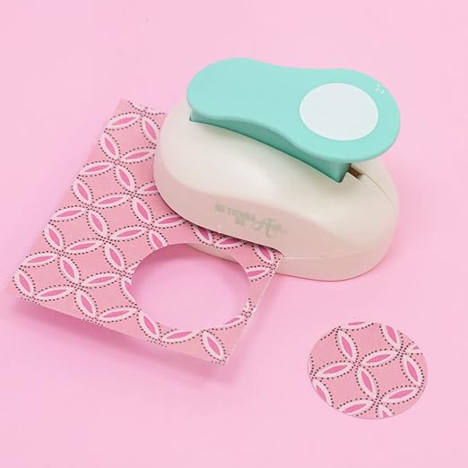 Craftelier - 2 Inch Circle Punch with Lever Press | Shape Hole Puncher for Paper Crafts | Round Hole Punch to Create Scrapbooks, DIY Cards & Journals | Mini Hole Punch for Paper & Cardstock.