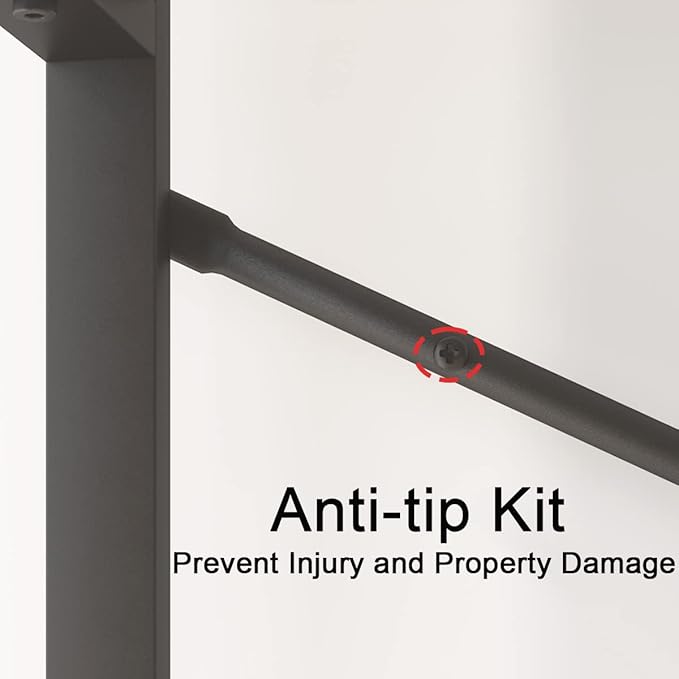 HSH 4 Tier Black Bookshelf, Industrial Metal Wood Storage Book Shelves, Modern Open 4 Shelf Bookcase and Display Etagere, Vertical Book Shelf for Bedroom Living Room Office