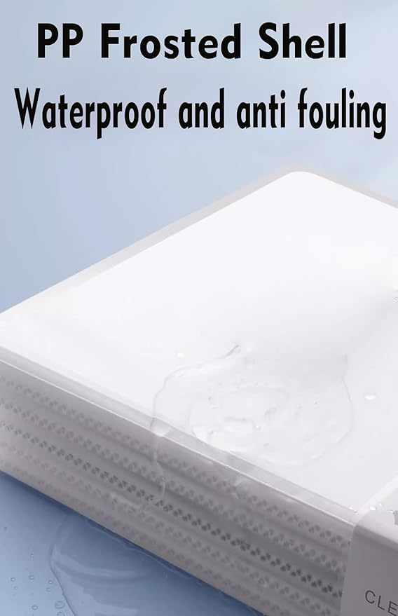 File Folder - 100 Pockets, Durable A4 Letter Size Organizer, Water-Resistant Plastic Dividers, Home/Office/School Document Holder (Dark Blue)