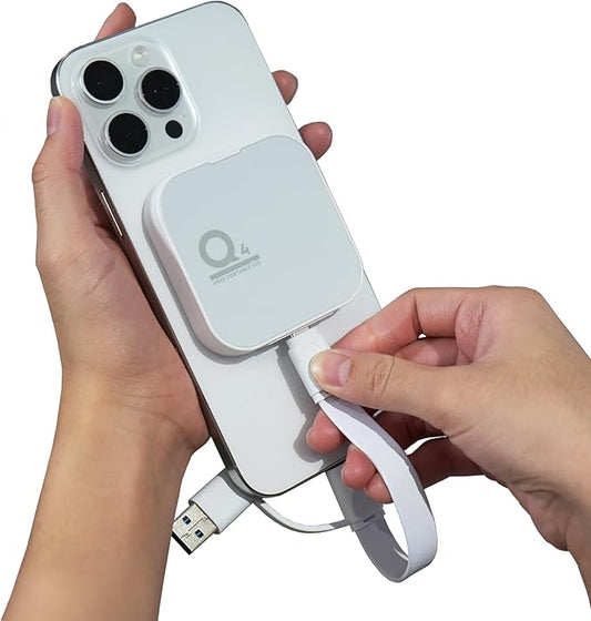 DATO Magnetic External SSD 2TB, External Solid State Drive Portable SSD USB 4.0 Gen 3x2, up to 4000/3600 MB/s, Type-C 4K ProRes HDR Record, Compatible with iPhone 15&16 Pro Max - ARES Q4 Series