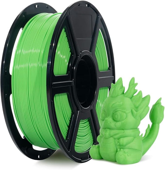 FLASHFORGE Rapid PLA Filament 1.75mm, High Flow Speedy 3D Printer Filament, Experience Exceptional Performance with 500mm/s High-Speed Printing, Neatly Wound & Top-Notch Filament (Light Green)