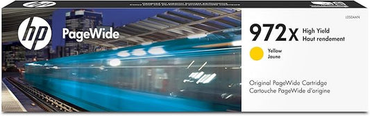 HP 972X PageWide Ink Cartridge for HP Printers | High Yield Yellow | Works With Series: Pro 452, 477, 552dw, 577 | L0S04AN