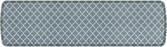 GelPro Elite Premier Gel Anti-Fatigue Kitchen Comfort Floor Mat, 20x72”, Trellis Classic Grey