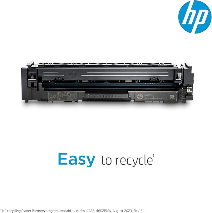 HP 210X Black High-Yield Toner Cartridge | Works Color Laserjet Pro 4201, Color Laserjet Pro MFP 4301 Series | W2100X