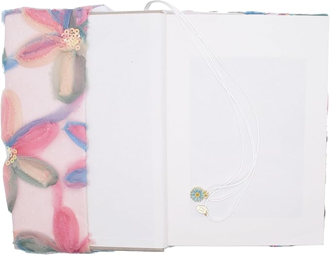 BLBMH A5 Book Covers for Paperbacks Book Cover for Privacy Fit for 5.5x8.3 inch Adjustable Book Sleeve Cover for A5 Books Fabric Softcover Protector for Notebook - Flower 8.3in