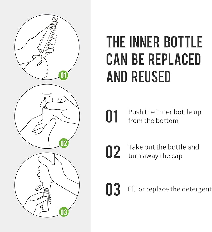 CLICK CLEAN Screen Cleaner, Fingerprint Proof Screen Cleaner Spray, All-in-One Cleaner with Microfiber and Shell for All Phones, Laptop and Tablet Screens (Blue)