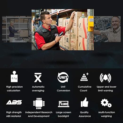 Industrial Scale Counting Scale Precision Electronic Gram Scale Lab Industrial Counting and Weighing 66lb/0.0011lb-30kg / 0.5g Accuracy with RS232 Port for Connecting Computer or Printer