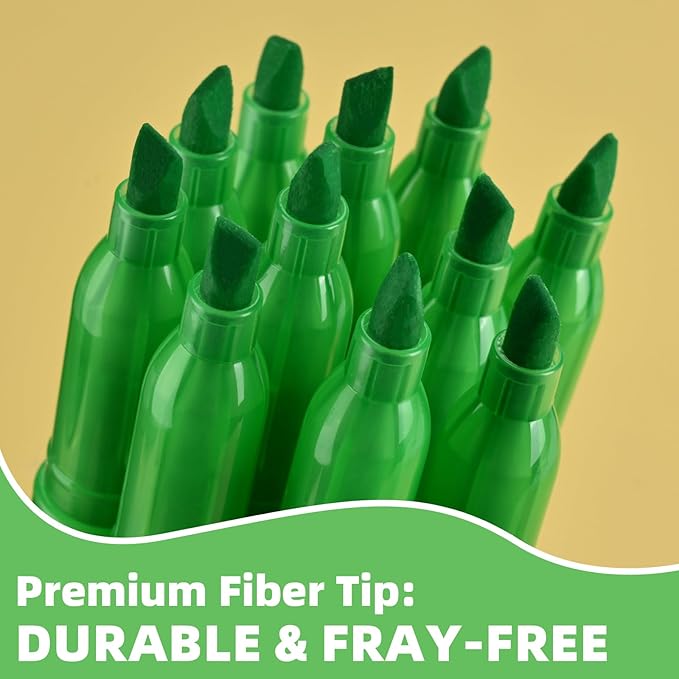 Highlighters 36 Pack, Chisel Tip Green Highlighter Bright Colors,Quickly Drying, Perfect for Students Kids Adults Classroom, School, Office