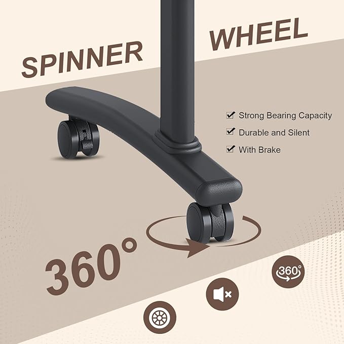 Folding Conference Room Table, Modern Conference Tables with Wheels, Large Rectangular Mobile Training Tables for Office Classroom, Foldable Modular Boardroom Seminar Table Maple (10pack L63in)