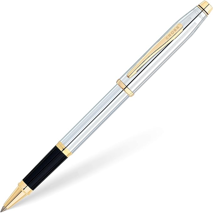 Cross Century II Refillable Rollerball Pen Presented in a Luxury Gift Box - Medium Point, Black Ink, Medalist