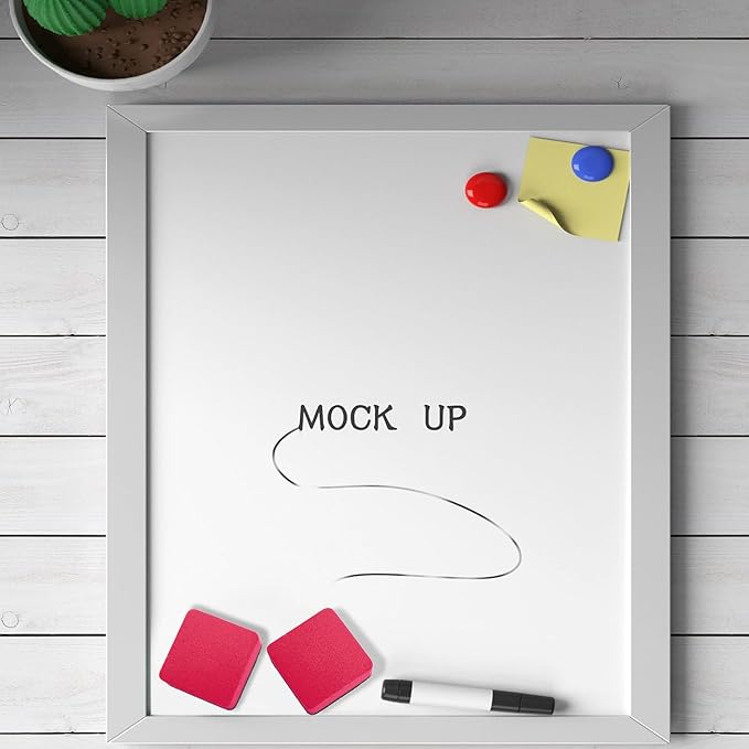 Dry Erase Erasers, 48 Pack Magnetic Whiteboard & Chalkboard Cleansers, Small Magnetic Erasers (Red)