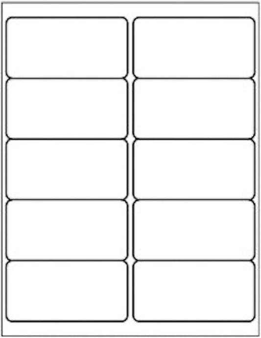 BESTEASY 10-UP Address Labels,/Address Mailing Labels 500 Sheets Shipping Sticker Labels Compatible Laser/Ink Jet Shipping Labels(5000 Labels)