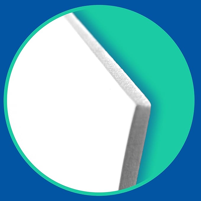 Flipside Products 20" x 30" White Foam Board, Arts and Crafts, 3/16" Thick, Presentations, Signboards, Backing Board, Display, Pack of 25