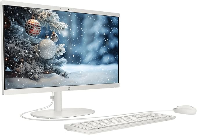HP 21.5" FHD All-in-One Desktop Computer, 64GB RAM 2.2TB Storage (2TB SSD + 256GB Docking Station Set), Dual-Core Intel Celeron, Windows 11 Pro with Microsoft Office Lifetime Suite, Keyboard & Mouse