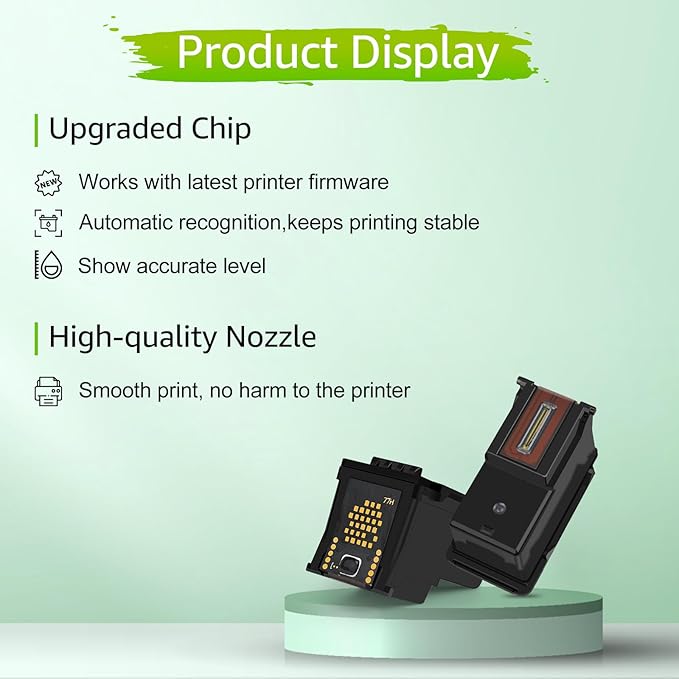 greencycle Remanufactured Ink Cartridge Replacement for HP 65XL 65 XL N9K04AN Compatible for Envy 5055 5058 5052 DeskJet 3755 2622 2655 2624 2652 3720 3722 3723 3730 3732 3752 Printer (Black, 2 Pack)