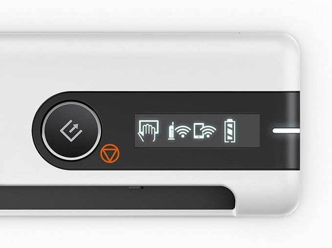 Epson DS-80W Wireless Portable Sheet-fed Document Scanner for PC and Mac