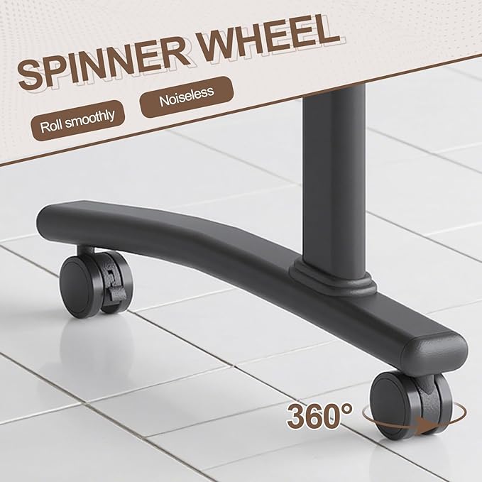 Folding Conference Room Table, Modern Conference Tables with Wheels, Large Rectangular Mobile Training Tables for Office Classroom, Foldable Modular Boardroom Seminar Table Walnut (4pack L70.9in)