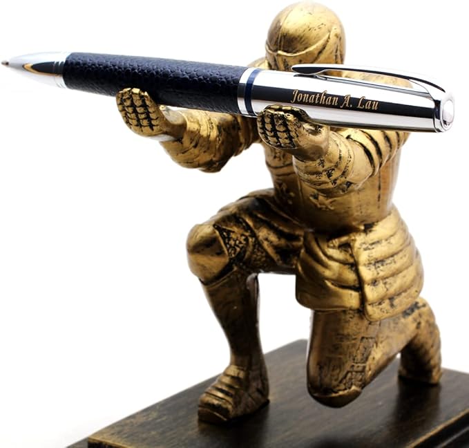 Free Engraving - Personalized Roller Ballpen, Ballpoint pen, Ball pen, Refillable Pens, Retractable Medium Refill Pen Black Ink, Custom Gifts for Men, Women, Classy Gift Box